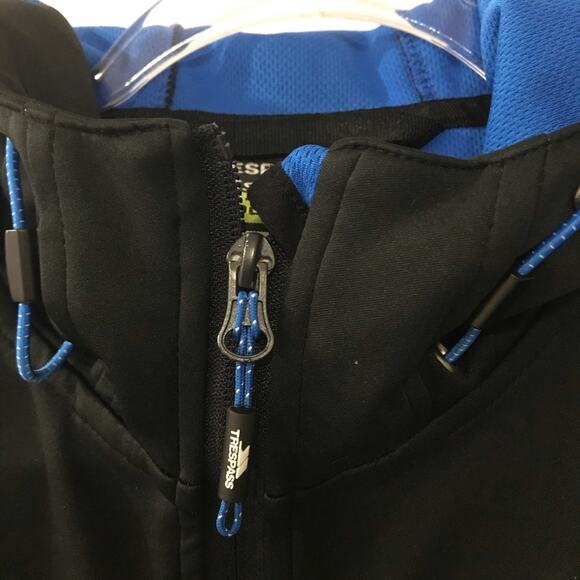 Trespass Zeek Black Waterproof Softshell Jacket Tres-Tex Membrane TP75 Small - Picture 4 of 14